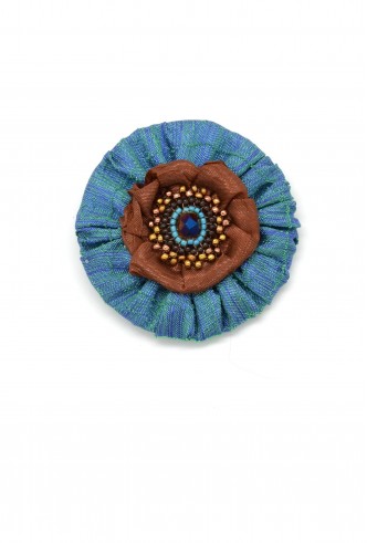 Ribbon Flower Pin Ribbon Flower Pin